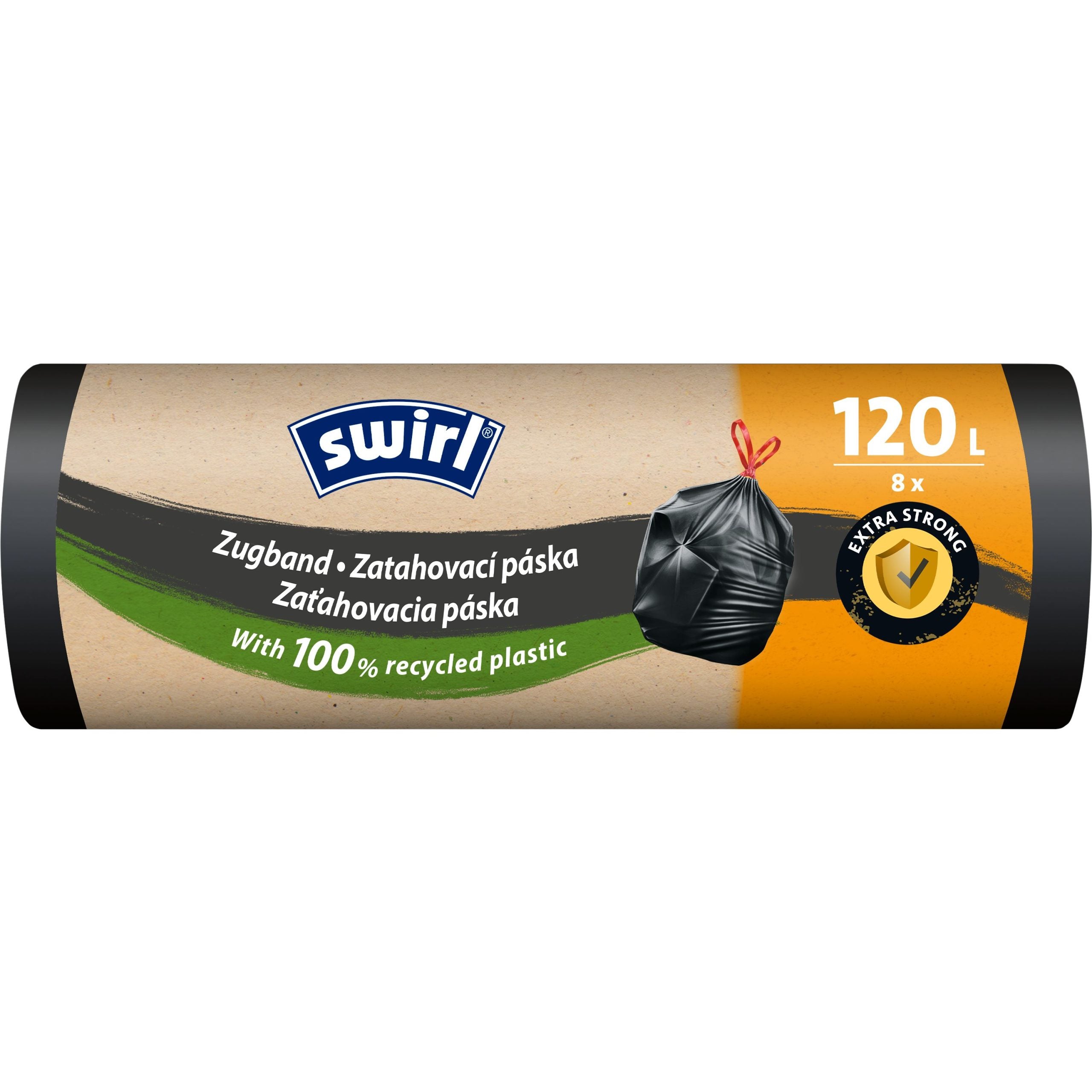 Vreće za smeće120L/8 sa vrpcom 75x100 cm