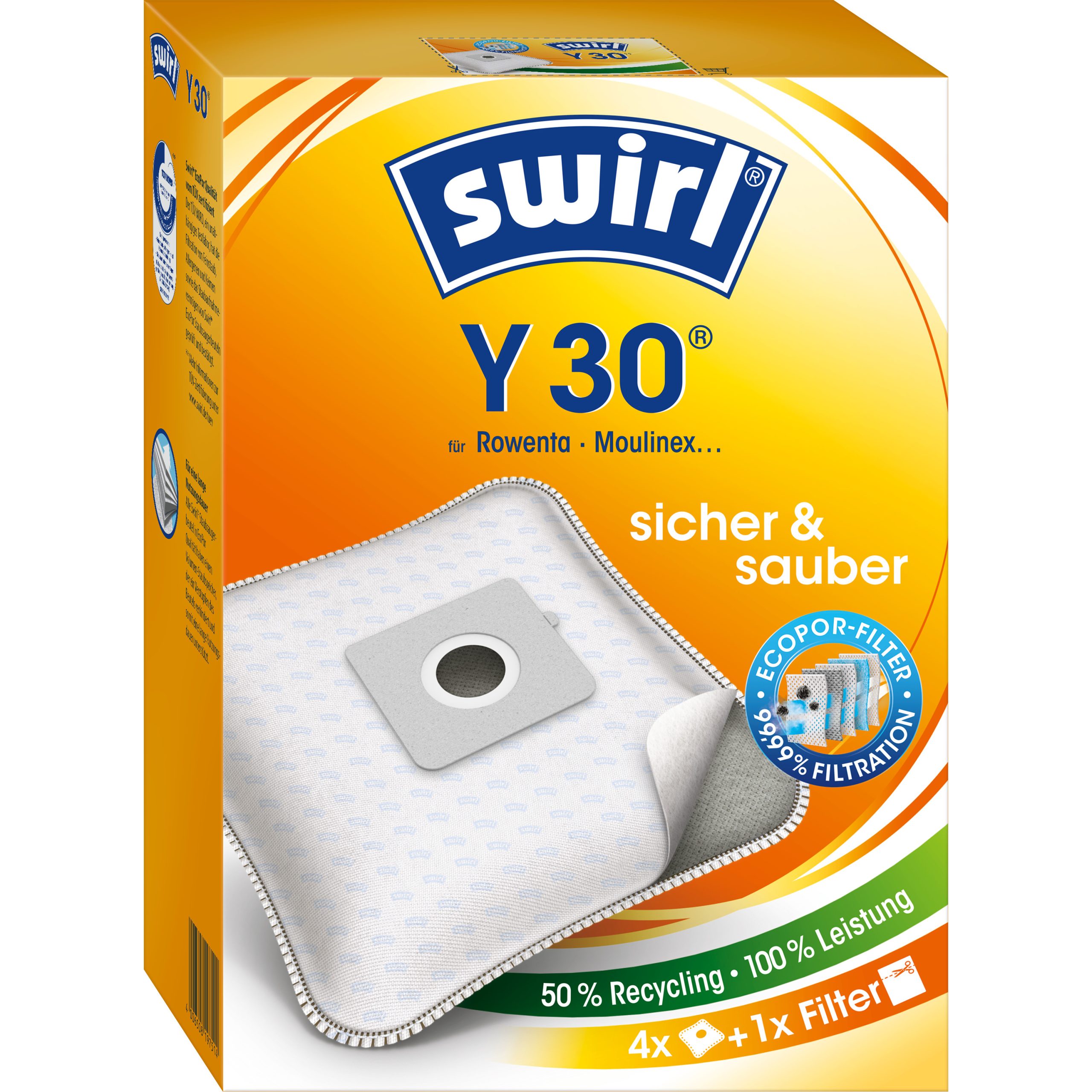 Vrećice za usisavač Y30/4 MicroPor PLUS PureAir