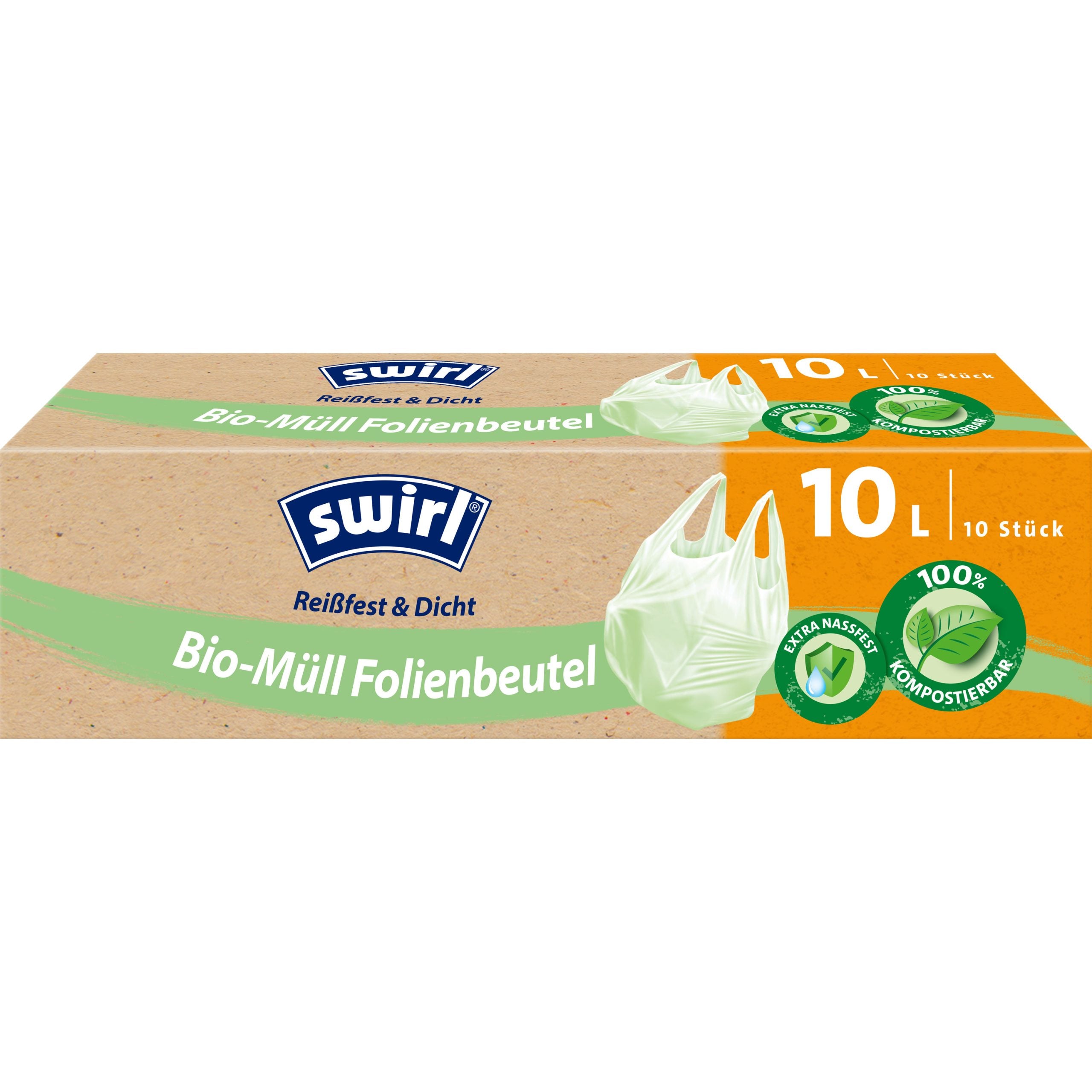 Bio razgradive vreće za smeće 10L/10 kom 40x45 cm s ručkom