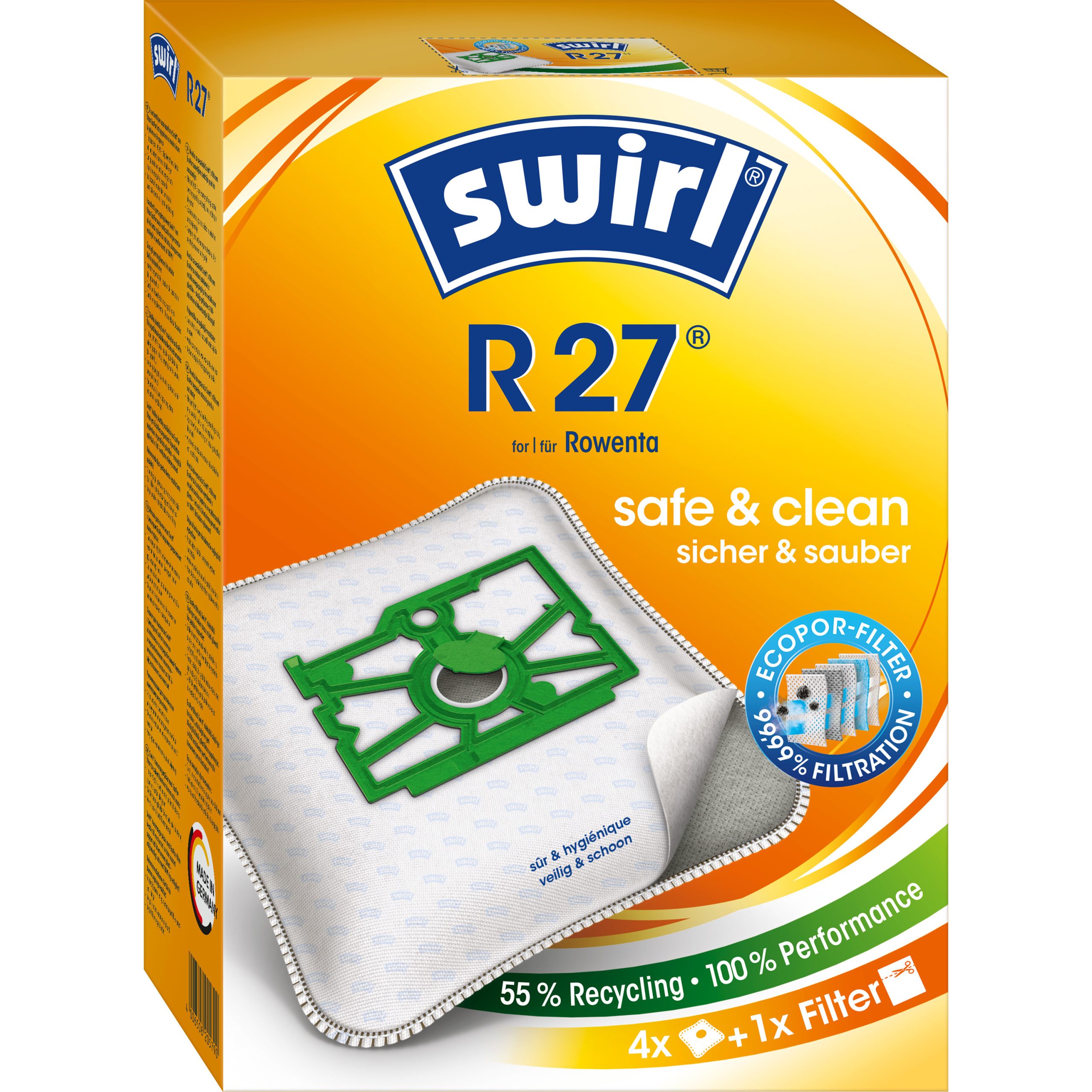 Vrećice za usisavač R27/4 MicroPor PLUS PureAir