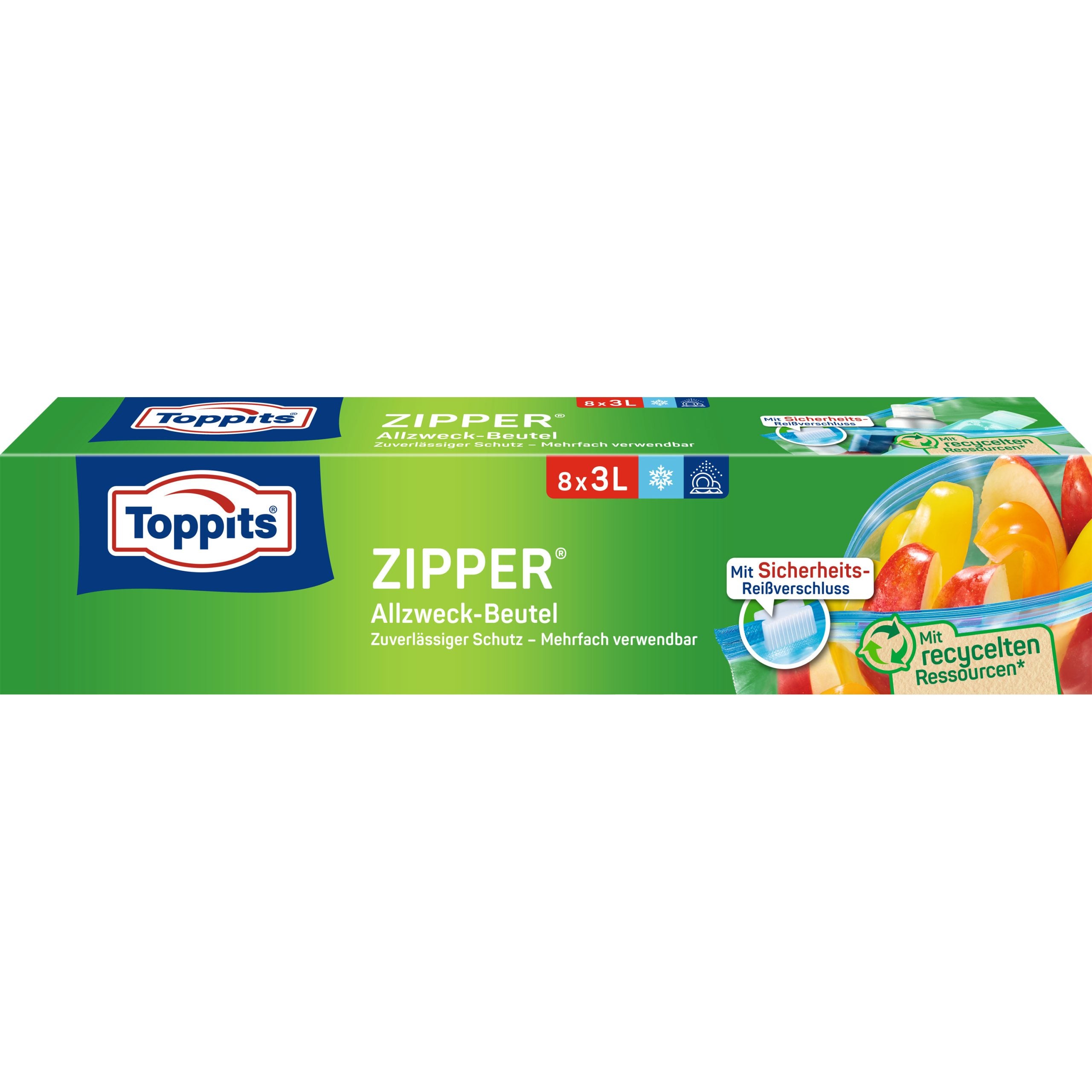 ZIPPER vrećice  3L /8 kom (zatvarač)