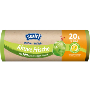 Vreće za smeće 20L/12 kom  s vrpcom Active frische