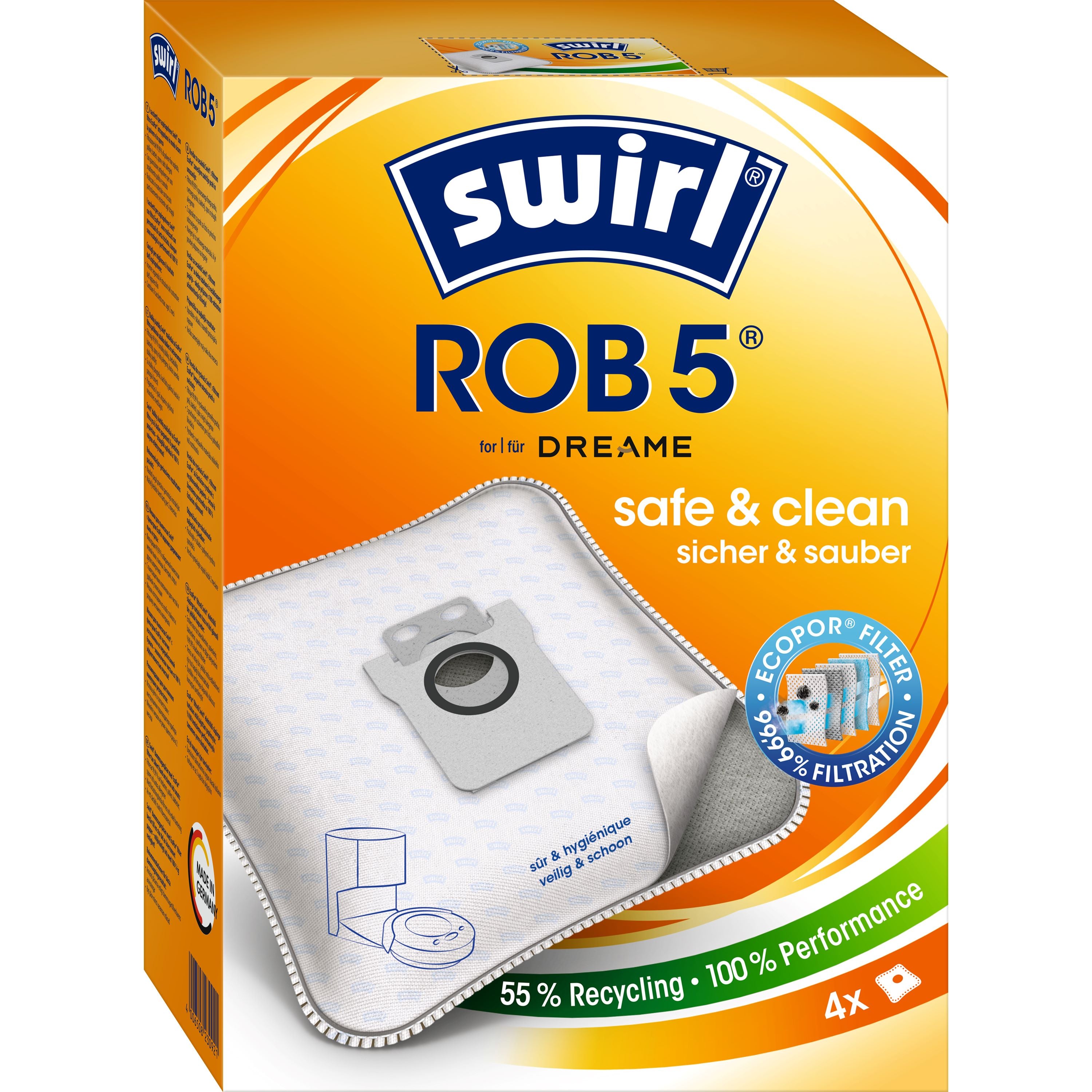Vrećice za robotske usisavače ROB 5 MicroPor PLUS PureAir